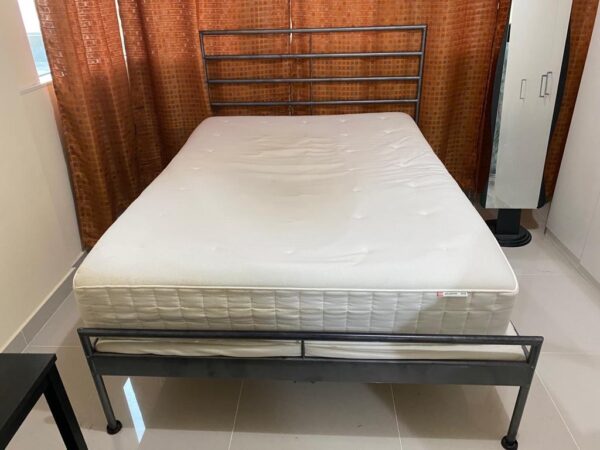 Queen Bed with Mattress From IKEA - Image 2