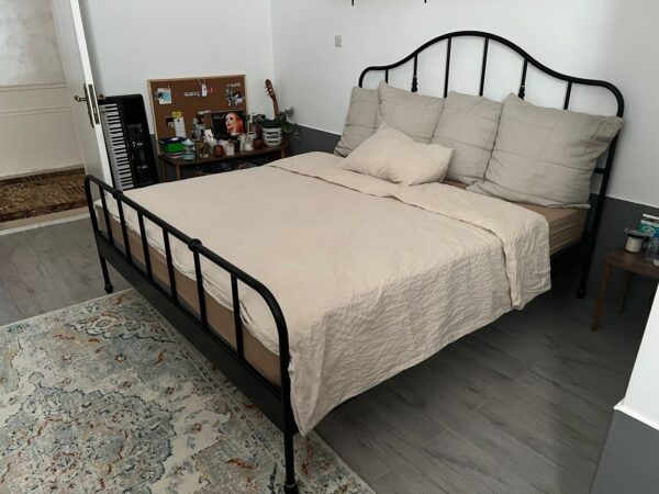 Queen Bed with Mattress from IKEA